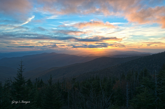 Great Smoky Mountain NP sunset