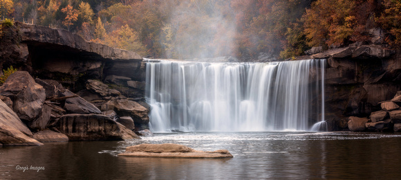 Cumberland Falls in the fall